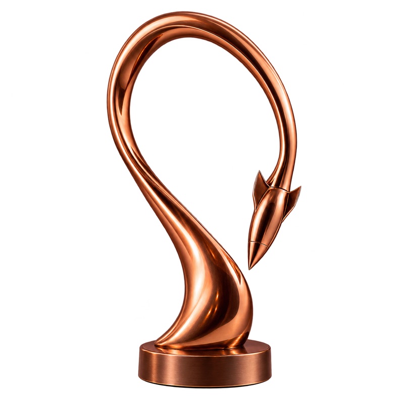 The Backfire statuette in bronze